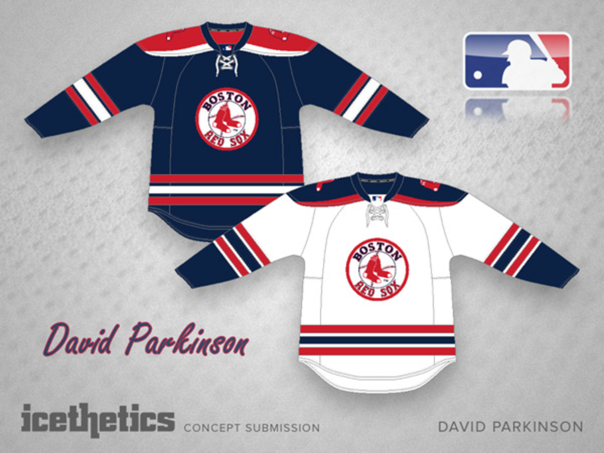 mlb hockey sweaters boston red sox